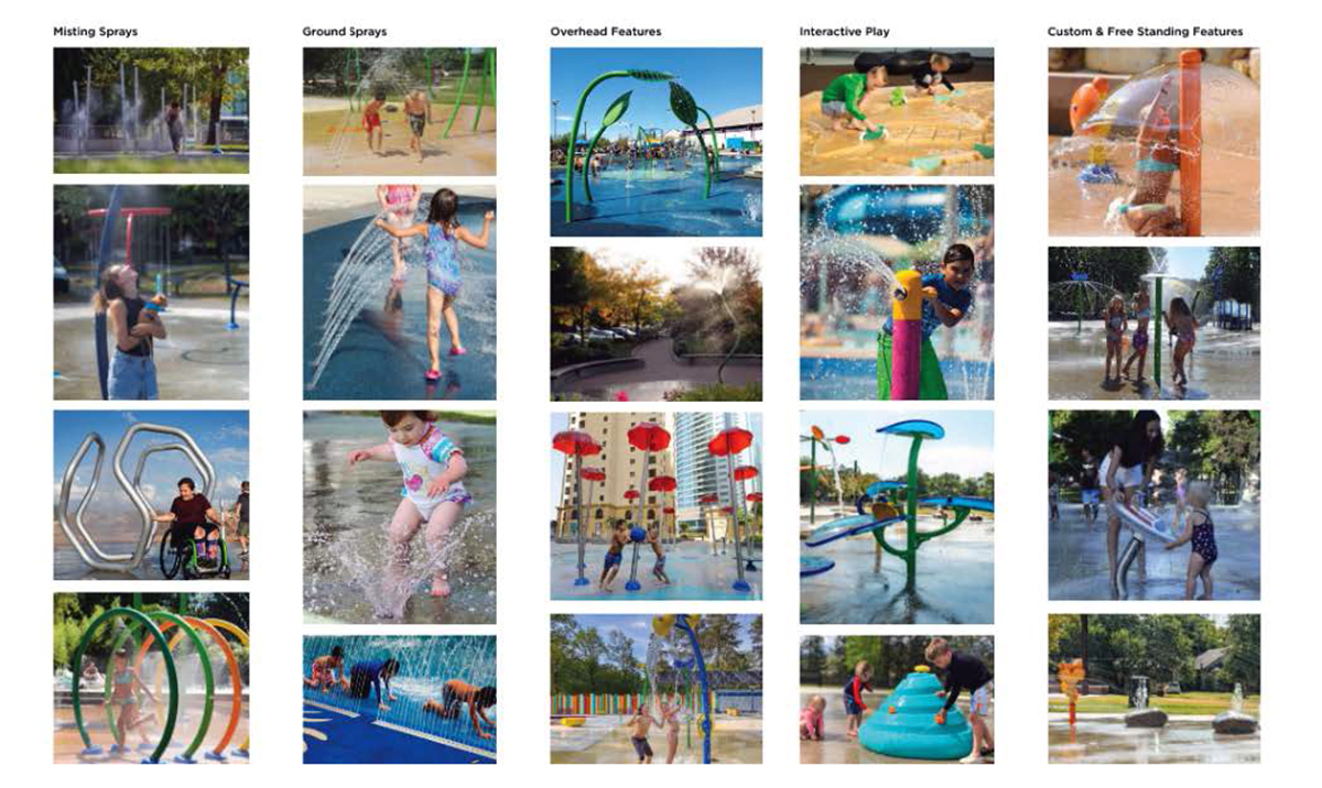 Spray Feature examples