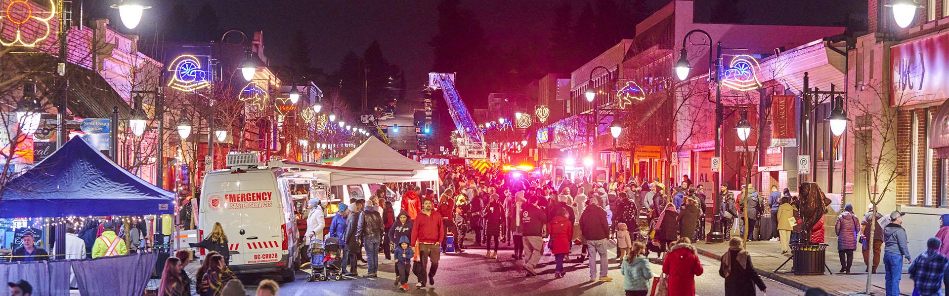 1st Avenue during the Shine Bright Mission event in March 2023